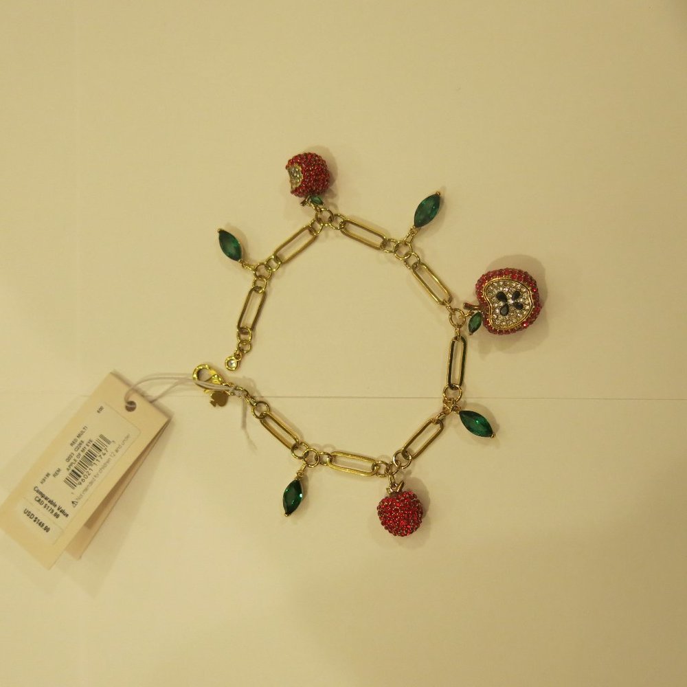 Kate Spade Apple of My Eye Charm Bracelet